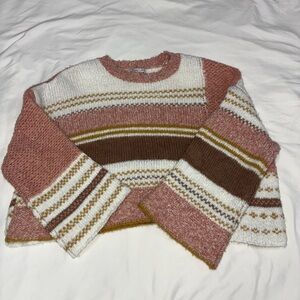 Sincerely Jules Wide Arm Striped Sweater